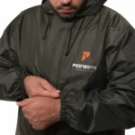 Conjunto Pioneira Pescador de Nylon Verde (Capa de Chuva) - Imagem 2