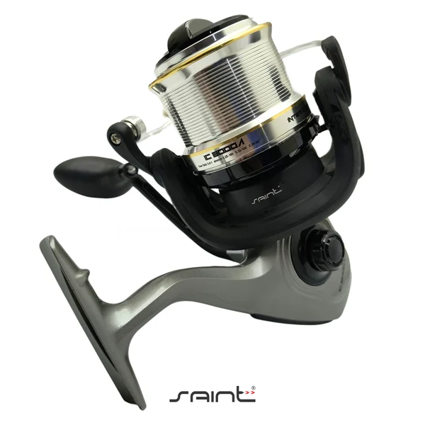1 (1) Molinete Saint Inter Cast IC 8000A | 4 Rol. Vel. 3.9:1 Drag 8kg - Imagem 1
