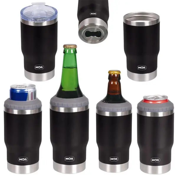 29d5bbc7861ea340b23172904edd411a Copo Térmico 5 em 1 Preto 420ml MOR - Imagem 1